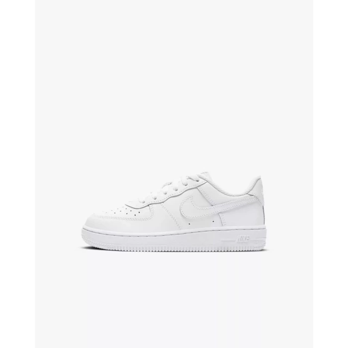 Kids Nike Air Force 1 "White on White" sneakers
