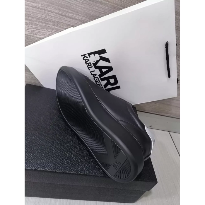Karl Lagerfeld low-top logo sneakers Black - Image 3