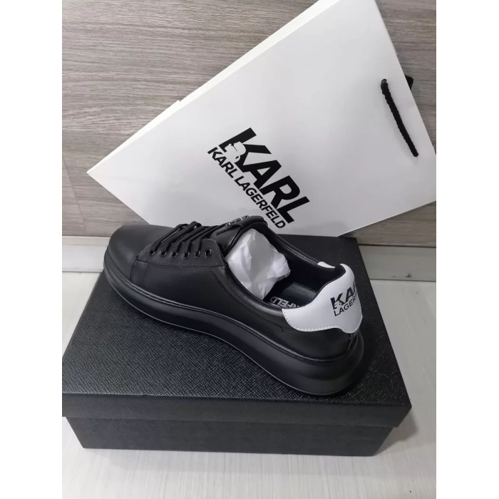 Karl Lagerfeld low-top logo sneakers Black - Image 2