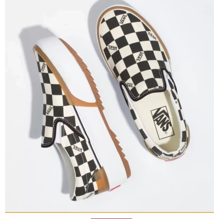 Vans Checkerboad Slip-on Stacked