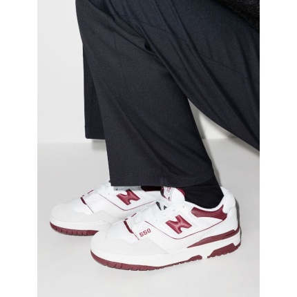 New Balance550 "White/Team Forest Green" sneakers