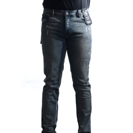 Diesel paint effect slim fit jeans