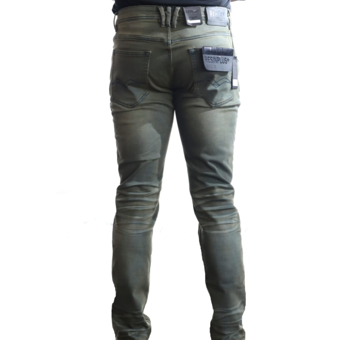 Replay Resinplus Jean - Army Green - Image 3