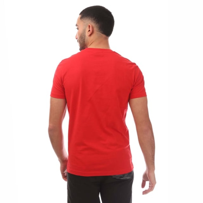 Men's Diesel T-Diegor 7-E T-Shirt in Red - Image 3